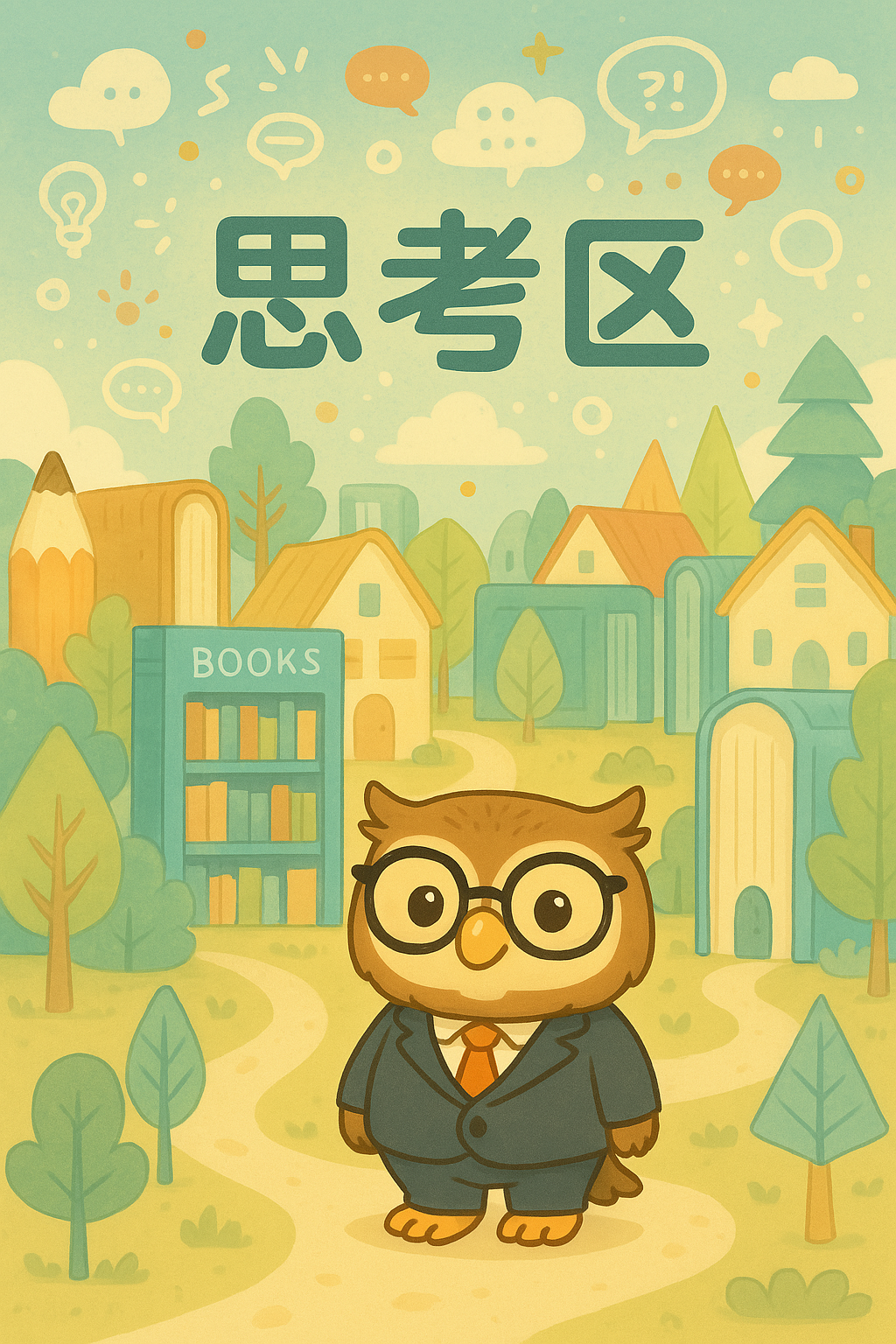 思考区